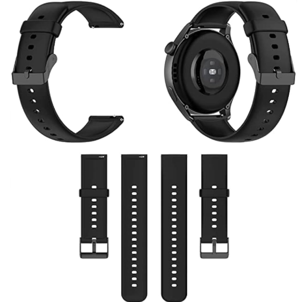 Bracelet de 22mm pour Montre Xiaomi MI Couleur Sport Bande de Silicone à Dégagement Rapide Bracelet de Remplacement