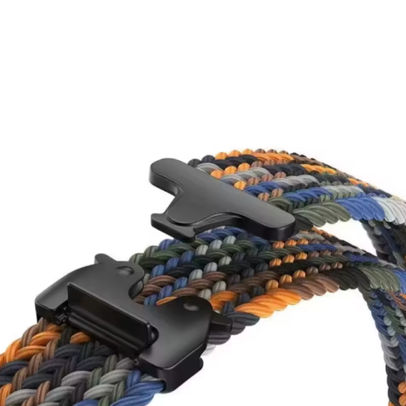 Bracelet en Nylon Tressé pour Montre Galaxy, Huawei Watch GT5 Pro, Amazfit GTR, Résubdivision, 7, 6, 5, 46mm, 20mm, 22mm