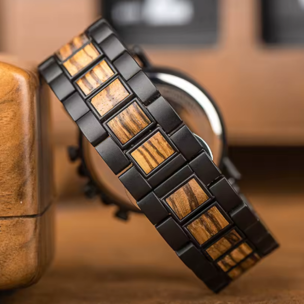 Montre BOBO BIRD en Bois 3 Yeux pour Homme