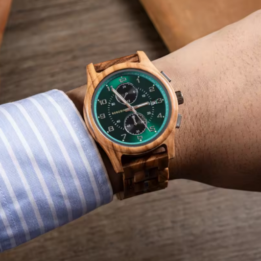 Montre-Bracelet BOBO BIRD en Bois pour Homme